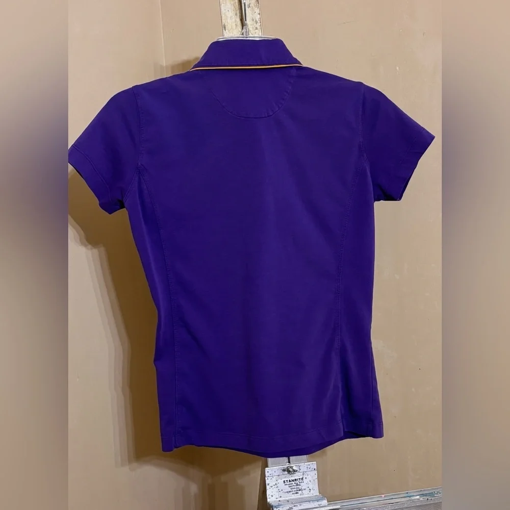 Nike Purple LSU Polo Shirt Sz Small
